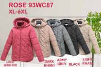 kurtka damskie (XL-6XL/6szt)