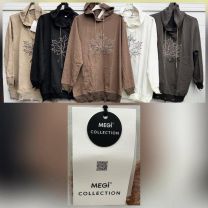 Bluzy z kapturem włoskie (uniwersalny/6szt)