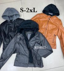 Kurtka ekoskóry damskie (S-2XL/5szt)