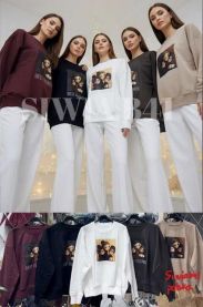 Bluzy bez kaptura włoska (uniwersalny/6szt)