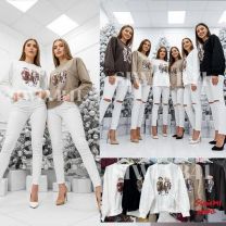 Bluzy bez kaptura włoska (uniwersalny/6szt)