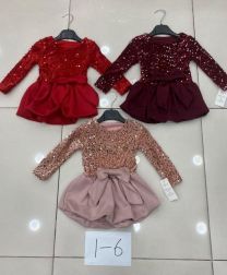 Sukienki dzieci (1-6LAT/6szt)