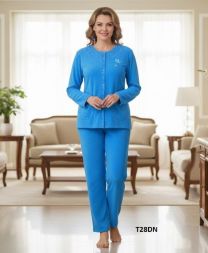 Piżama damska-ocieplanie (M-3XL/10kompletów)