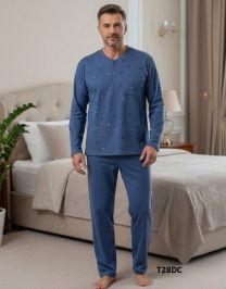 Piżama męska-ocieplana (M-3XL/10kompletów)