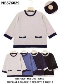 Swetry damskie (M-XL/10szt)