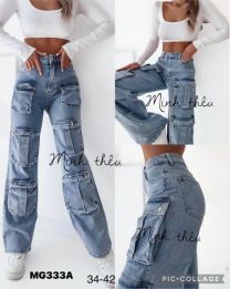 Spodnie jeansowe damskie (34-42/10szt)