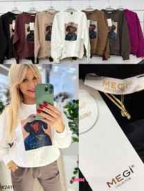 Bluzy bez kaptura włoska (uniwersalny/6szt)