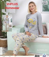 Piżama damska (M-2XL/4kpt)