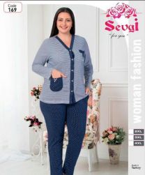 Piżama damska (3-5XL/9kpt)