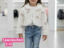 Płaszcze dziewczęca (2-12LAT/6szt)