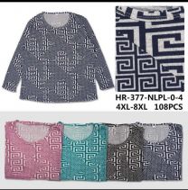 Bluzka damska (4XL-8XL/12szt)