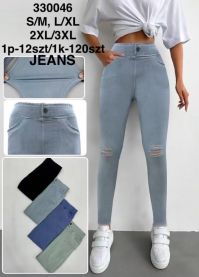 Spodnie elastyczny (S-3XL/12szt)