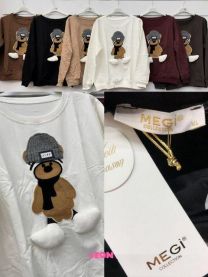 Bluzy bez kaptura włoska (uniwersalny/6szt)