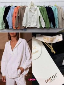 Bluzy z kapturem włoskie (uniwersalny/6szt)