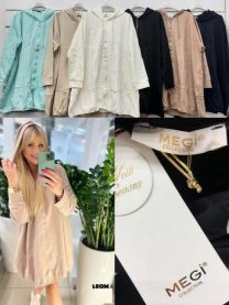 Bluzy z kapturem włoskie (uniwersalny/10szt)