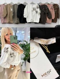 Bluzy bez kaptura włoska (uniwersalny/6szt)