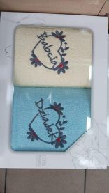 Komplet ręczniki (50x100cm+50x100cm/6kpt)