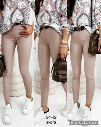 Spodnie ekoskóra damskie (34-42/10szt)