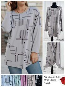 Bluzka damska (3-6XL/12szt)