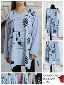 Bluzka damska (3-6XL/12szt)