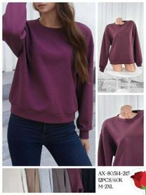 Bluzy bez kaptura damskie (M-2XL/12szt)