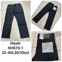Spodnie jeans męskie (32-40/10szt)
