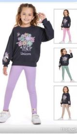 Komplet dziewczęcy (3-10LAT/10kompletów)