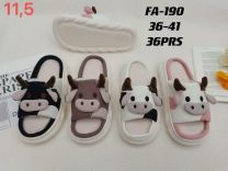 Kapcie odkryte palce damskie(36-41/36P)