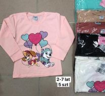 Bluzka dziewczęca Turecka (2-7LAT/10szt)