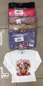 Bluzka dziewczęca Turecka (2-7LAT/10szt)