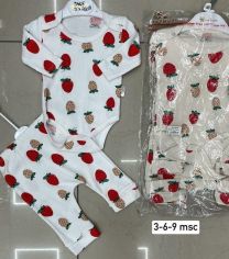 Komplet niemowlęcy Turecka (3-9M/12kpt)