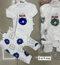 Komplet niemowlęcy Turecka (3-9M/12kpt)