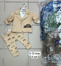 Komplet chłopięcy Turecka (3-12M/12kpt)