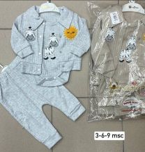 Komplet niemowlęcy Turecka (3-9M/12kpt)