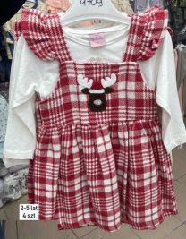 Sukienki dziewczęce turecka (2-5LAT/12szt)