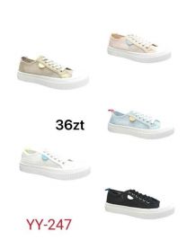 Trampki wiążane damskie(36-41/12P)