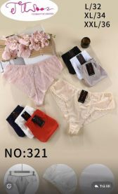 Stringi damskie (L-2XL/24szt)