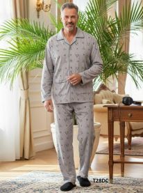 Piżama męska-ocieplana (M-3XL/10kompletów)