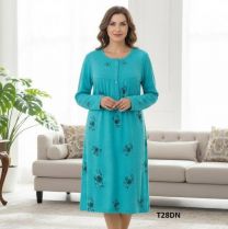 Koszula nocna damska-Ocieplane (M-3XL/10szt)