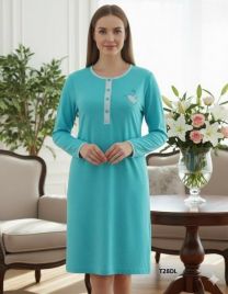 Koszula nocna damska-Ocieplane (M-3XL/10szt)