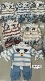 Komplet chłopięcy Turecka (74-86/12kpt)