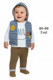 Komplet niemowlęcy Turecka (80-89/12kpt)