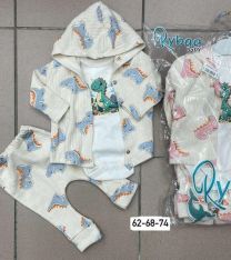 Komplet niemowlęcy Turecka (62-74/12kpt)
