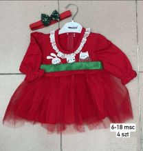 Sukienki dziewczęce turecka (6-18m/12szt)