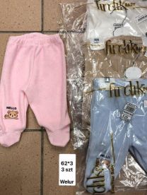 Spodnie niemowlęce Turecka (62*3/12szt)