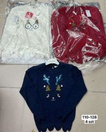 Swetry dziewczęce Turecka (110-128/12szt)