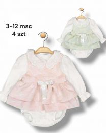 Sukienki dziewczęce turecka (3-12m/12szt)