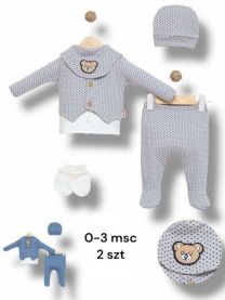 Komplet Dziecięce Turecka (0-3M/12kpt)