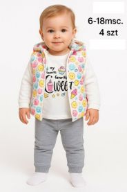 Komplet niemowlęcy Turecka (6-18M/12kpt)