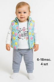 Komplet niemowlęcy Turecka (6-18M/12kpt)